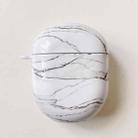 For Xiaomi Redmi Buds 4 Marble Texture PC Glossy Earphone Protective Case(White) - 1