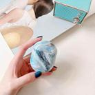 For Xiaomi Redmi Buds 4 Marble Texture PC Glossy Earphone Protective Case(Aqua Blue) - 2