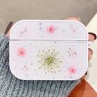 For AirPods Pro Gypsophila Flowers Pattern Wireless Earphone Protective Case(Pink) - 1