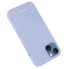 For iPhone 14 Plus GOOSPERY SILICONE Silky Soft TPU Phone Case (Lavender Grey) - 2