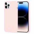 For iPhone 14 Pro Max GOOSPERY SILICONE Silky Soft TPU Phone Case (Pink) - 1