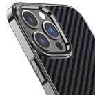 For iPhone 13 Carbon Fiber Kevlar Electroplate Phone Case(Green) - 5
