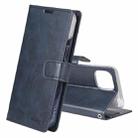 For iPhone 14 GOOSPERY BLUE MOON Crazy Horse Texture Leather Case (Dark Blue) - 1