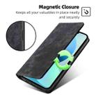 For iPhone 14 Plus RFID Anti-theft Brush Magnetic Leather Phone Case (Black) - 4