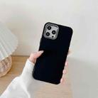 For iPhone 13 Pro 2.0mm Oil Injection PP Phone Case  (Black) - 1