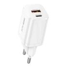 REMAX RP-U6 Magic Speed Series 30W USB+USB-C / Type-C Foldable Fast Charger, Specification:EU Plug(White) - 1