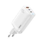 REMAX RP-U55 Territory Series 65W USB+Dual USB-C / Type-C Interface Fast Charger, Specification:EU Plug(White) - 1