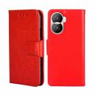 For Honor X40i Crystal Texture Horizontal Flip Leather Phone Case(Red) - 1