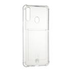 For Galaxy A10s Transparent Shockproof Protective Case with Card Slot(Transparent) - 1