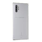 For Galaxy Note 10 Plus Transparent Shockproof Protective Case with Card Slot(Transparent) - 1