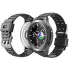 For Samsung Galaxy Watch5 Pro 45mm/5 44mm/5 40mm Silicone Strap Watch Band(Black) - 1