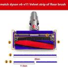 3 in 1 Velvet Strip Hose Soft Velvet Floor Brush Hose Strips For Dyson V7 / V8 / V10 / V11 - 5