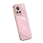 For Realme GT2 Explorer Master XINLI Straight Edge 6D Electroplate TPU Phone Case(Cherry Purple) - 1