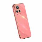 For Realme GT2 Explorer Master XINLI Straight Edge 6D Electroplate TPU Phone Case(Hawthorn Red) - 1