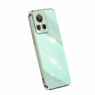For Realme GT2 Explorer Master XINLI Straight Edge 6D Electroplate TPU Phone Case(Mint Green) - 1
