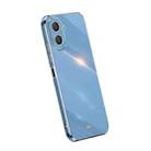 For Honor X40i XINLI Straight Edge 6D Electroplate TPU Phone Case(Celestial Blue) - 1