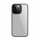 For iPhone 14 Pro Max Mutural Jiantou Series Electroplating Phone Case (Black) - 1