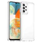 For Samsung Galaxy M23 Colorful Series Acrylic + TPU Phone Case(Transparent) - 1