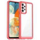 For Samsung Galaxy M23 Colorful Series Acrylic + TPU Phone Case(Red) - 1