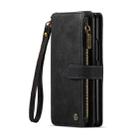 For Samsung Galaxy Z Fold6 5G CaseMe C30 Multifunctional Card Slots Zipper Phone Leather Phone Case(Black) - 2