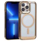 For iPhone 13 Pro MagSafe Electroplating TPU Phone Case (Gold) - 1