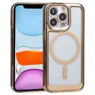 For iPhone 11 MagSafe Electroplating TPU Phone Case (Gold) - 1