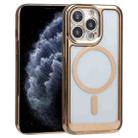 For iPhone 11 Pro MagSafe Electroplating TPU Phone Case(Gold) - 1