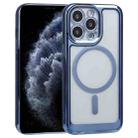 For iPhone 11 Pro MagSafe Electroplating TPU Phone Case(Blue) - 1