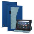 For Amazon Fire HD 8 2020 Business Storage Smart Leather Tablet Case(Blue) - 1