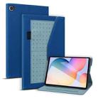 For Samsung Galaxy Tab S6 Lite Business Storage Smart Leather Tablet Case(Blue) - 1