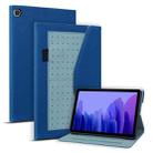 For Samsung Galaxy Tab A7 2020 Business Storage Smart Leather Tablet Case(Blue) - 1