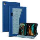 For Samsung Galaxy Tab A8 Business Storage Smart Leather Tablet Case(Blue) - 1