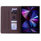 Business Storage Smart Leather Tablet Case For iPad Pro 11 2021 / 2020 / 2018(Brown) - 4