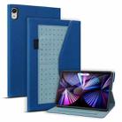 For iPad mini 6 Business Storage Smart Leather Tablet Case(Blue) - 1