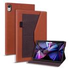 For iPad mini 6 Business Storage Smart Leather Tablet Case(Brown) - 1