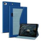 Business Storage Smart Leather Tablet Case For iPad mini 5 / 4 / 3 / 2 / 1(Blue) - 1