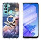 For Tecno Pop 5 LTE Ring Holder 2.0mm Airbag TPU Phone Case(Whale) - 1