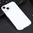 For iPhone 14 Plus Half Edging PC Phone Case (Transparent) - 1