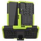 For Huawei P40 Lite Tire Texture Shockproof TPU+PC Protective Case with Holder(Green) - 1