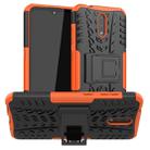 For Nokia 2.3 Tire Texture Shockproof TPU+PC Protective Case with Holder(Orange) - 1