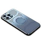 For iPhone 13 Pro Max Aluminum Alloy Magsafe Magnetic Cooling Phone Case (Sierra Blue) - 1