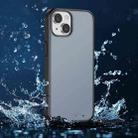 For iPhone 14 Plus Semi Transparent Frosted Skin Feel Phone Case (Blue) - 4