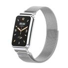 For Xiaomi Mi Band 7 Pro Milan Magnetic Metal Watch Band(Silver) - 1