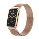 For Xiaomi Mi Band 7 Pro Milan Magnetic Metal Watch Band(Rose Gold) - 1