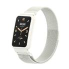 For Xiaomi Mi Band 7 Pro Milan Magnetic Metal Watch Band(Ivory White) - 1