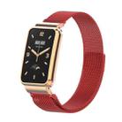 For Xiaomi Mi Band 7 Pro Milan Magnetic Metal Watch Band(Red) - 1