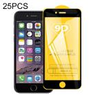 For iPhone 6 Plus &  iPhone 6s Plus 25 PCS 9D Full Glue Full Screen Tempered Glass Film - 1