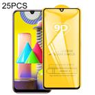 For Galaxy M31 25 PCS 9D Full Glue Full Screen Tempered Glass Film - 1