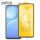 For Vivo V19 25 PCS 9D Full Glue Full Screen Tempered Glass Film - 1