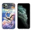 For iPhone 11 Pro Max Ring Holder 2.0mm Airbag TPU Phone Case (Whale) - 1